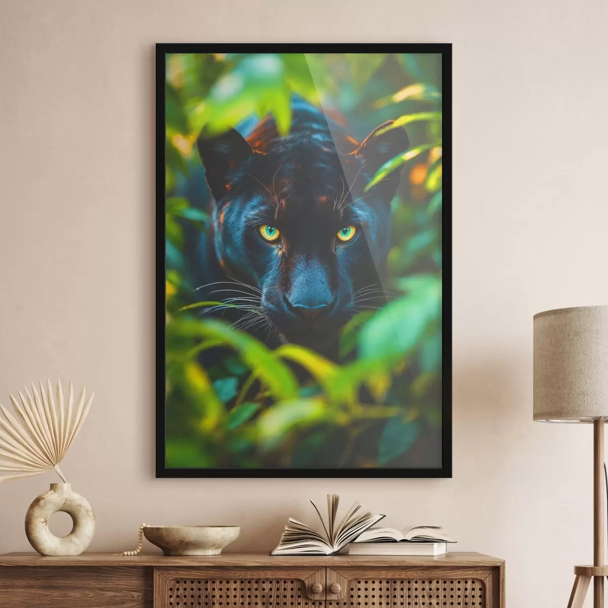 Plakāts Melnā pantera džungļos f41930