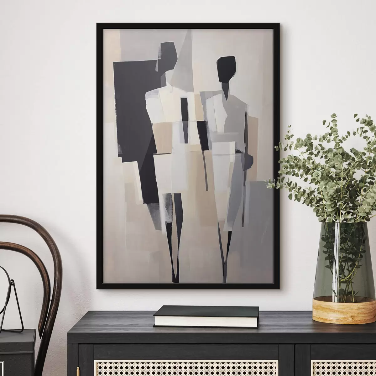 Plakāts Abstrakti silueti f41844