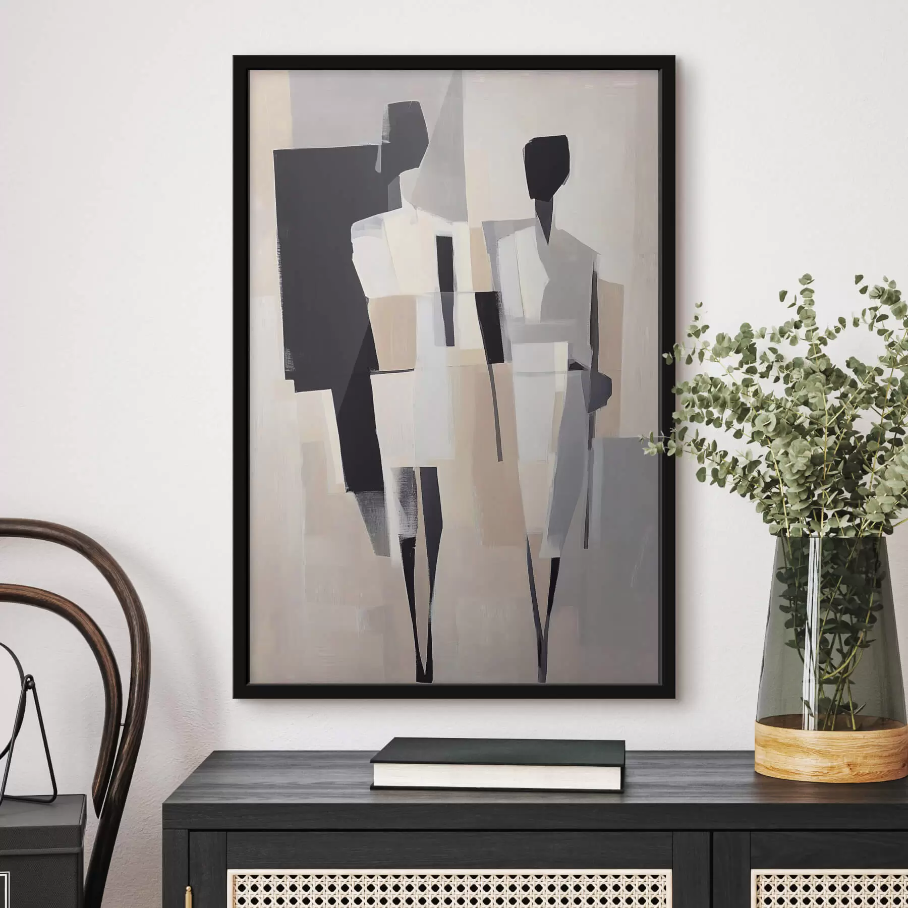 Glezna Abstrakti silueti f41844