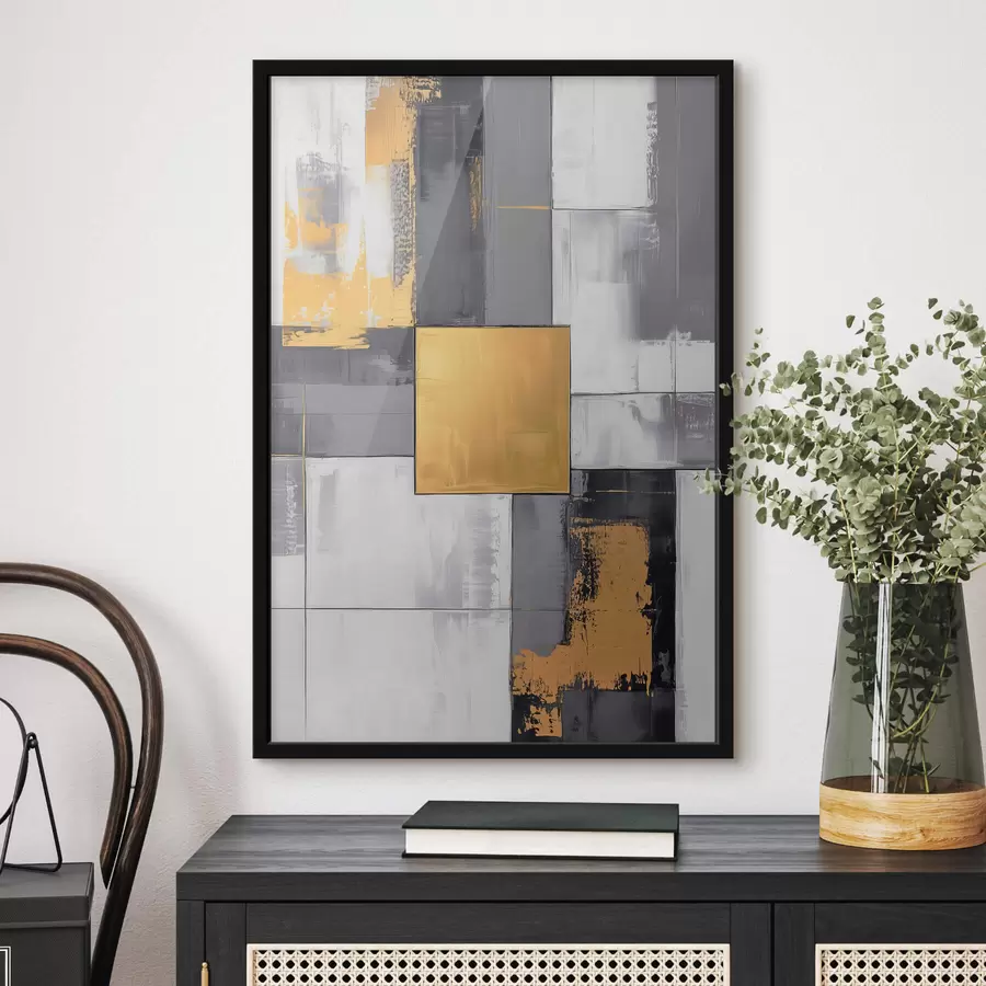 Fototapetes Abstrakcija ar kvadrātu centrā f41846