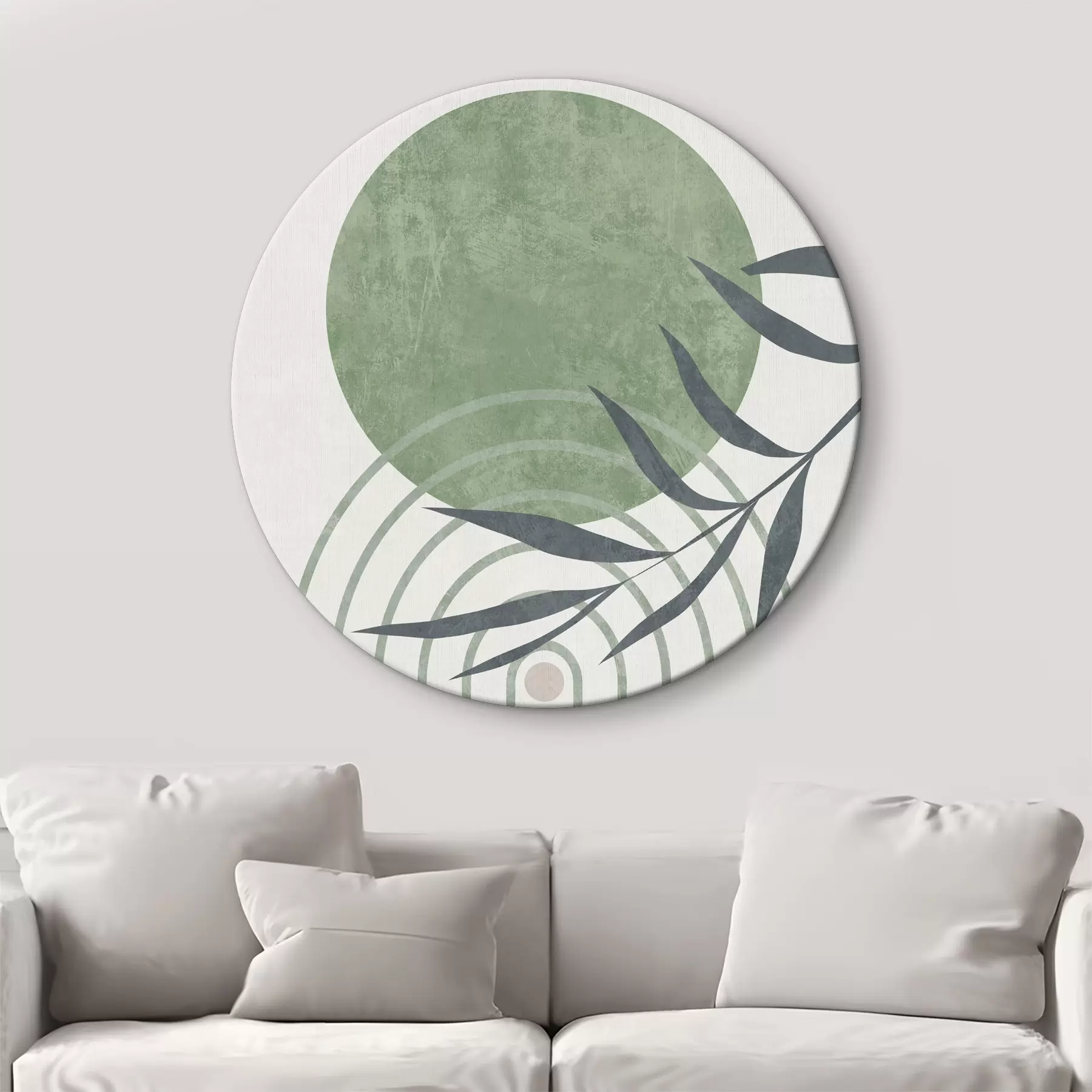 Glezna Mūsdienu tendence ir abstraktā loka līnijas un apļa ģeometrija. r36421