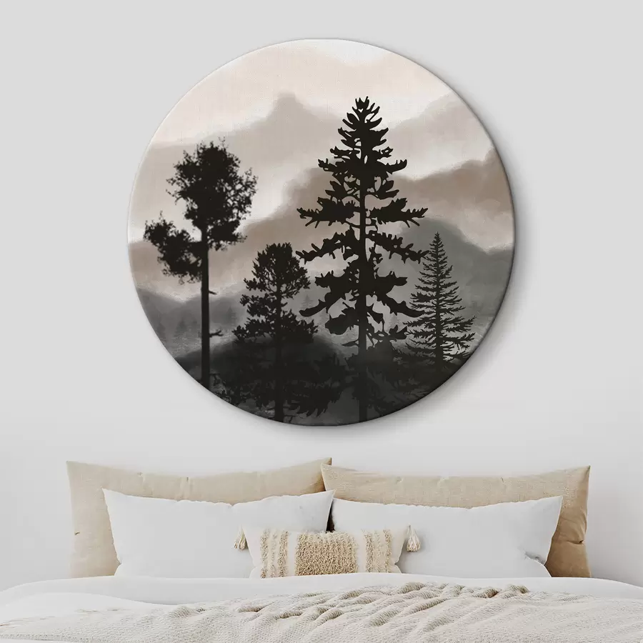 Glezna Abstrakta kalnu ainava r36605v1