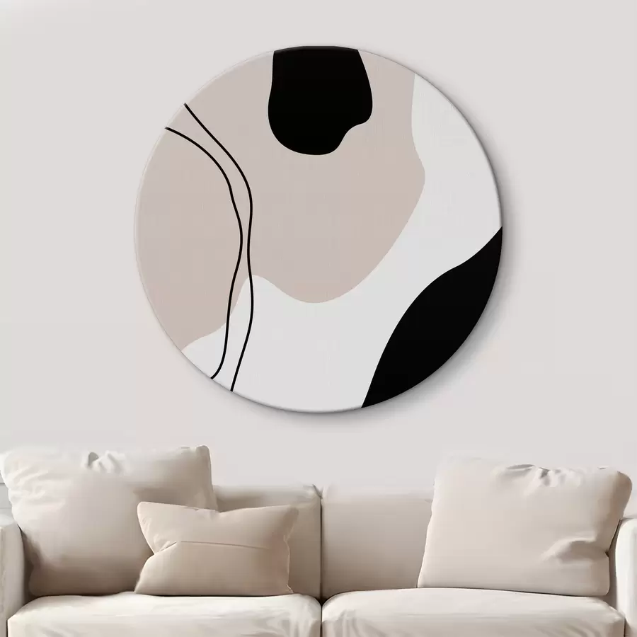 Glezna Abstraktas formas un līnijas r36155