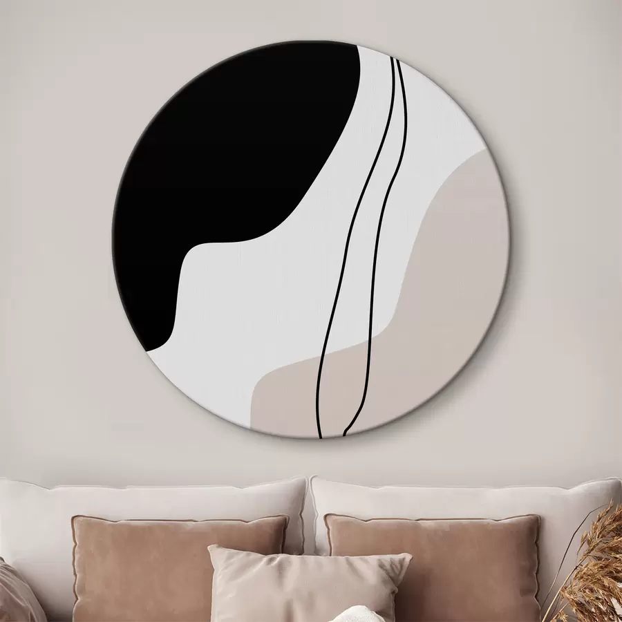 Glezna Abstraktas formas un līnijas r36156