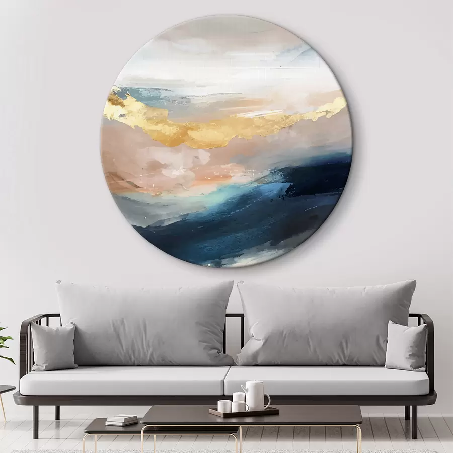 Glezna Abstraktas debesis eļļas krāsās r36780