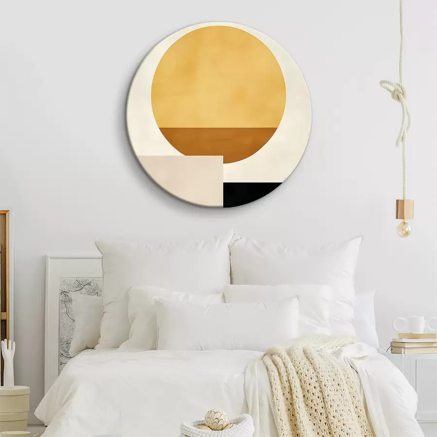 Glezna Abstrakcija ar ģeometriskām formām r39896