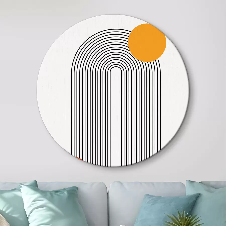 Glezna Bauhaus ģeometriskā abstrakcija r39260