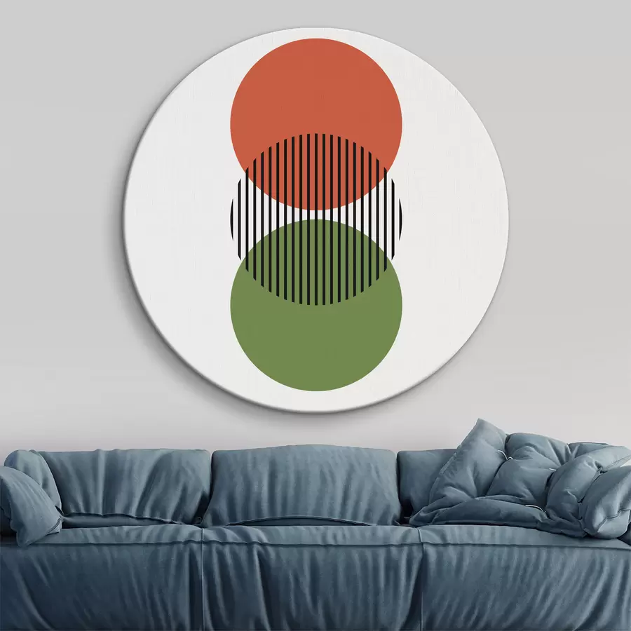 Glezna Bauhaus ģeometriskā abstrakcija r39263