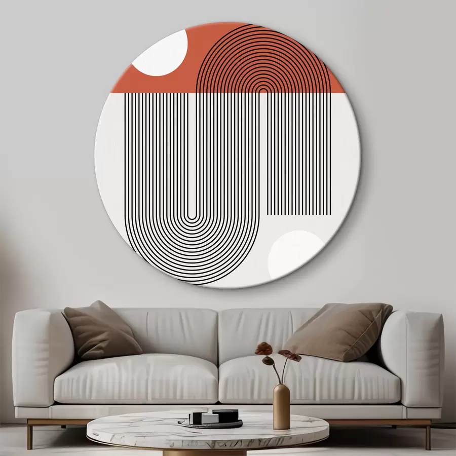 Glezna Bauhaus ģeometriskā abstrakcija r39273