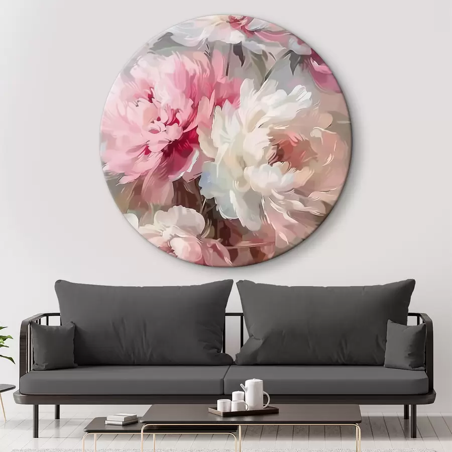 Glezna Peoniju pušķis r39554