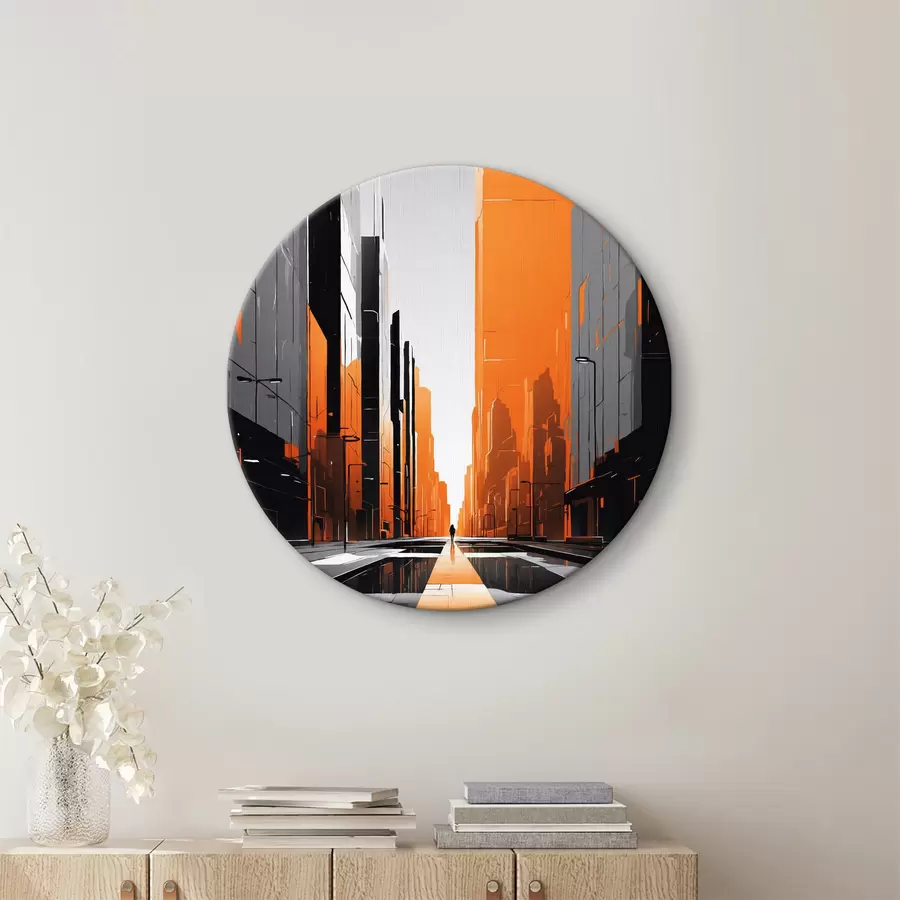 Glezna Nākotnes pilsēta r40336