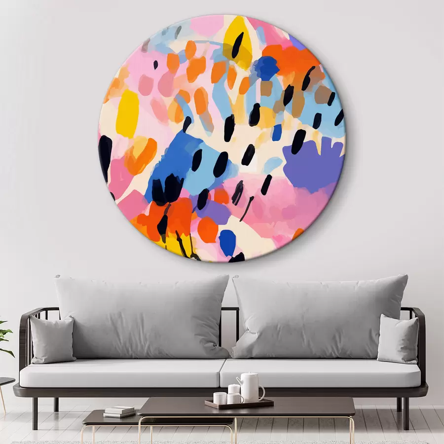 Glezna Krāsaina abstrakcija II r36597