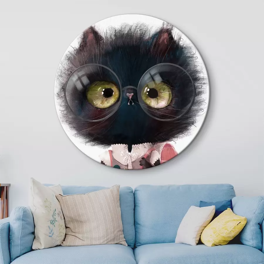 Glezna Ziņkārība aiz brillēm r34994