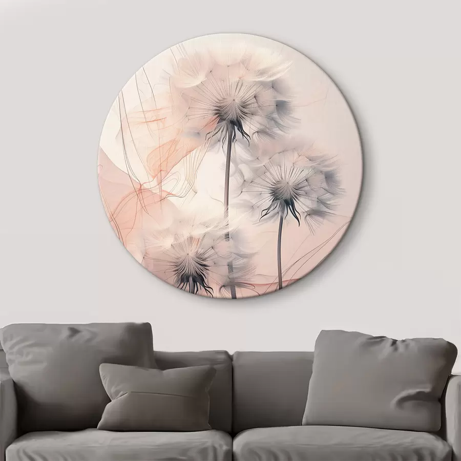 Glezna Smalkas pienenes uz abstrakta fona r39199