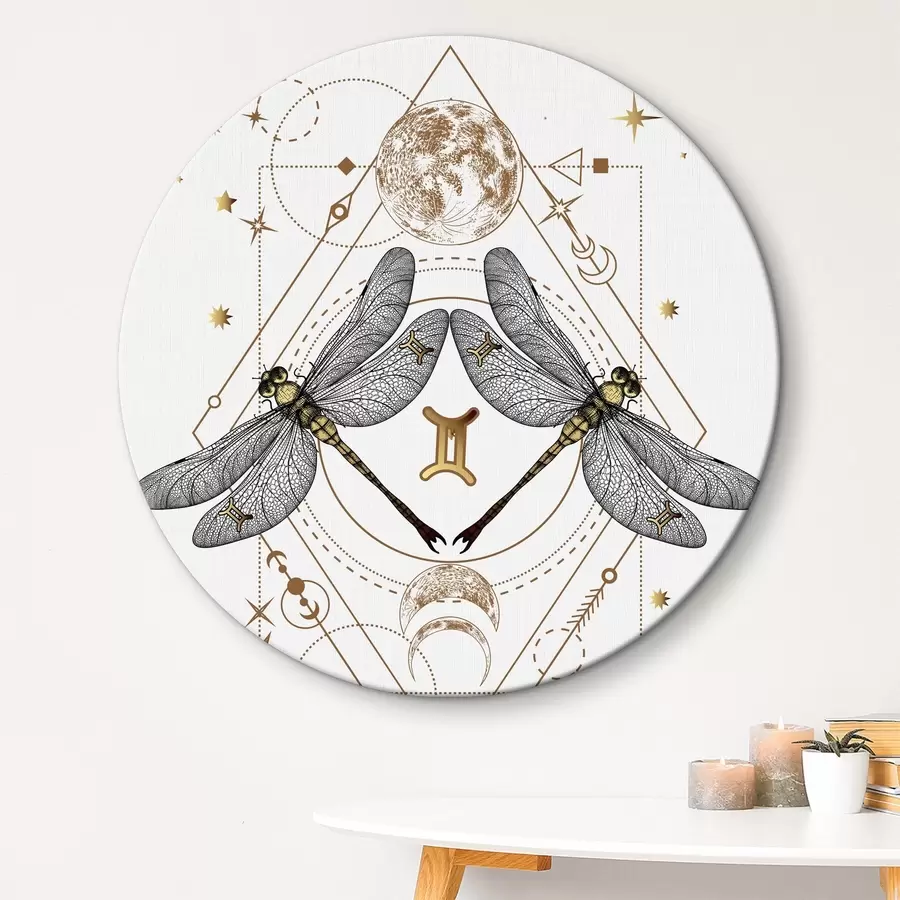 Glezna Dvīņu zodiaka zīme r36515