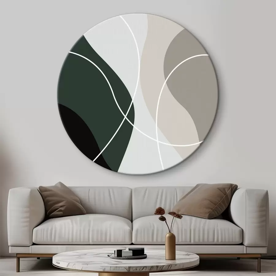 Glezna Daudzslāņaina elegance: Zemniecisku toņu harmonija r35947