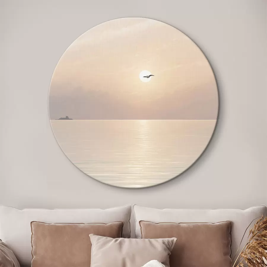 Fototapetes Kaijas lido virs jūras r39152