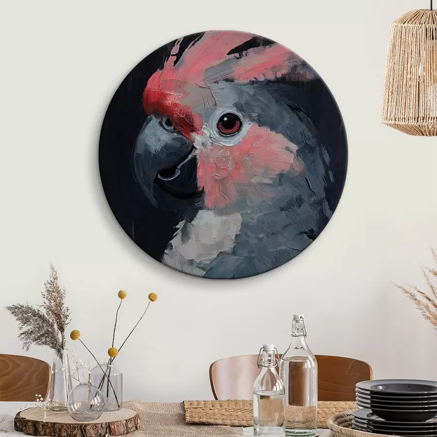 Glezna Papagailis ir krāsots ar akrilu r40266