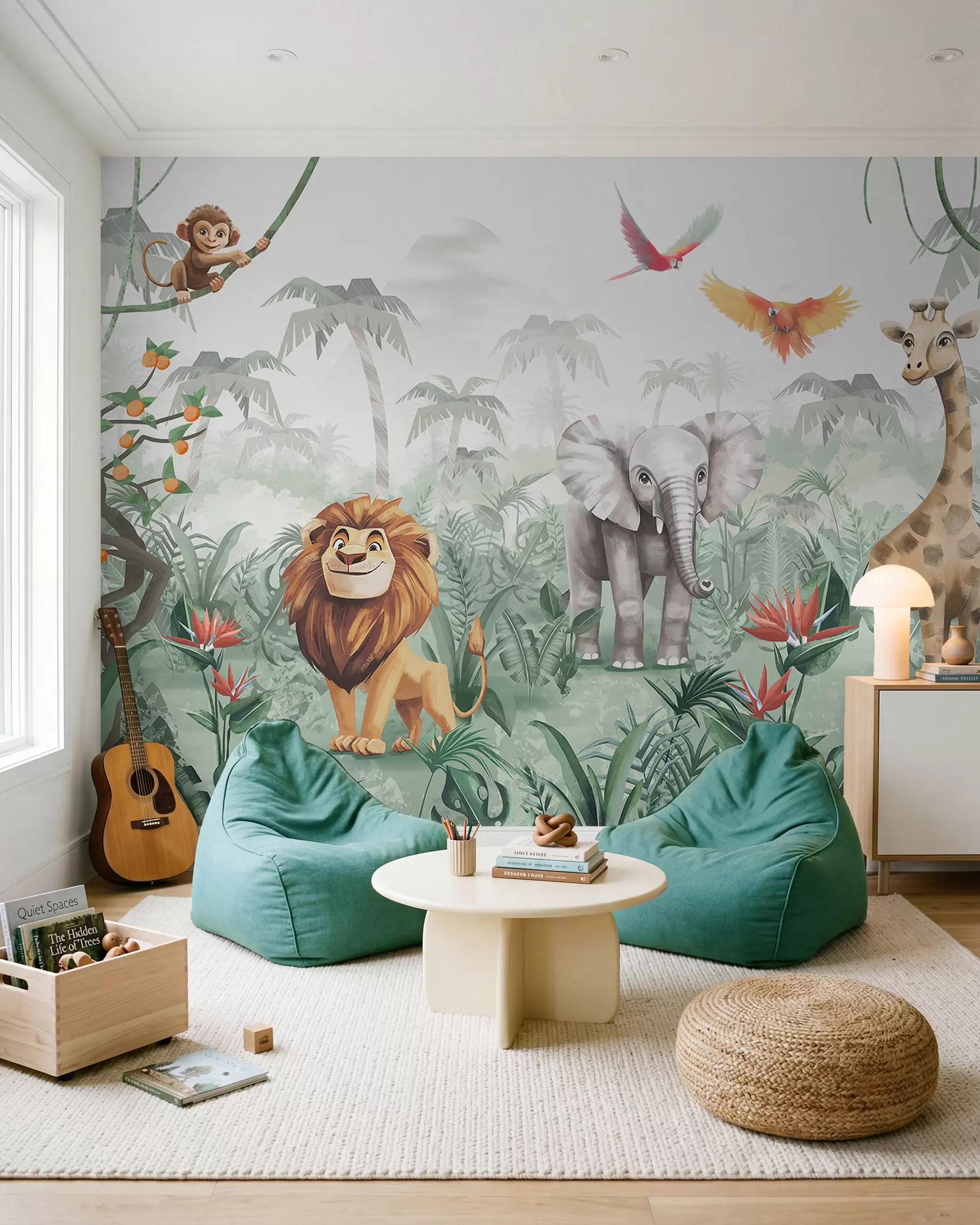 Fototapetes Safari starp palmām w02440