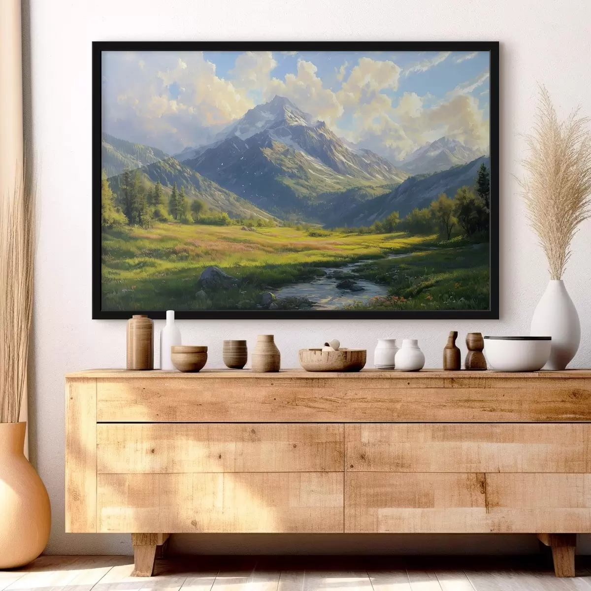 Plakāts kalnu ainava f42015