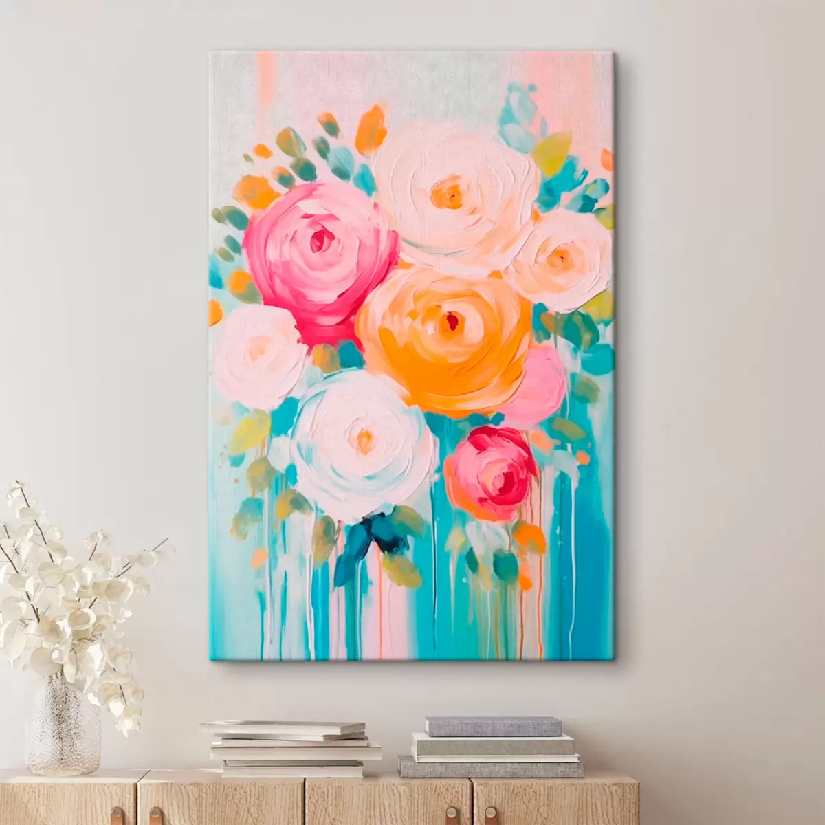 Glezna Krāsaini ziedi s41787