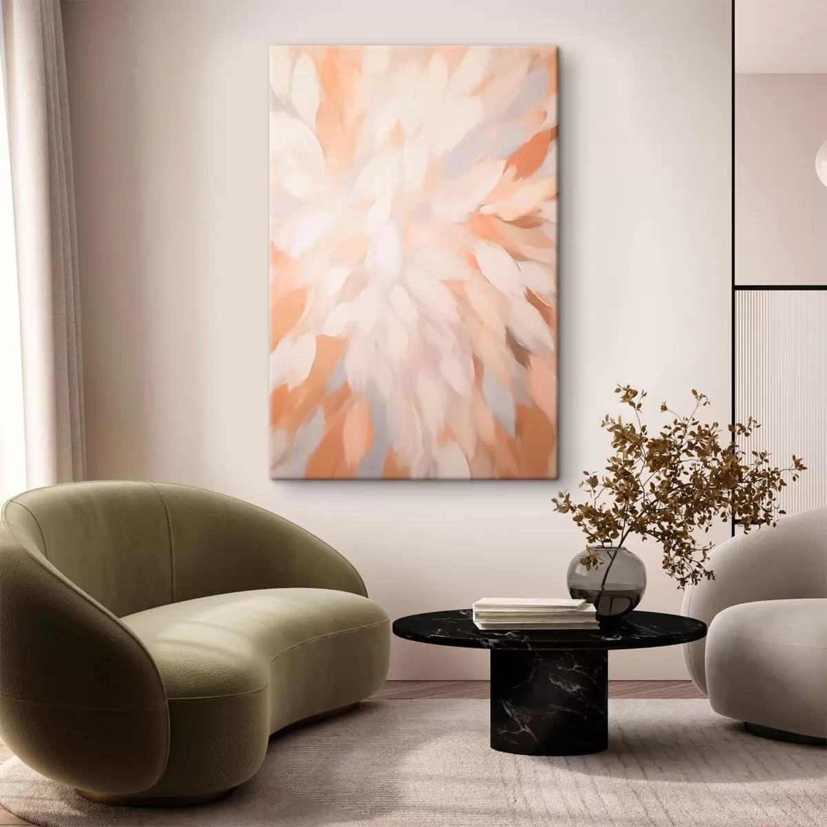 Glezna Abstraktās lapas s41794