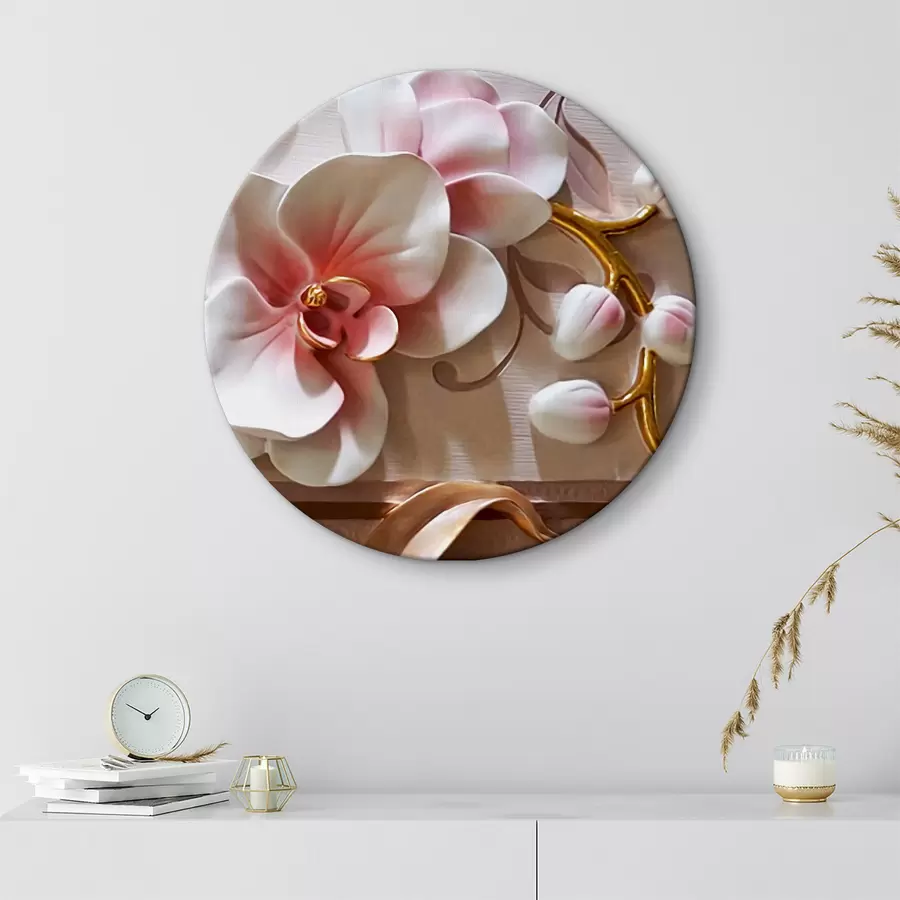 Glezna Orhidejas ar delikātiem stublājiem r03264