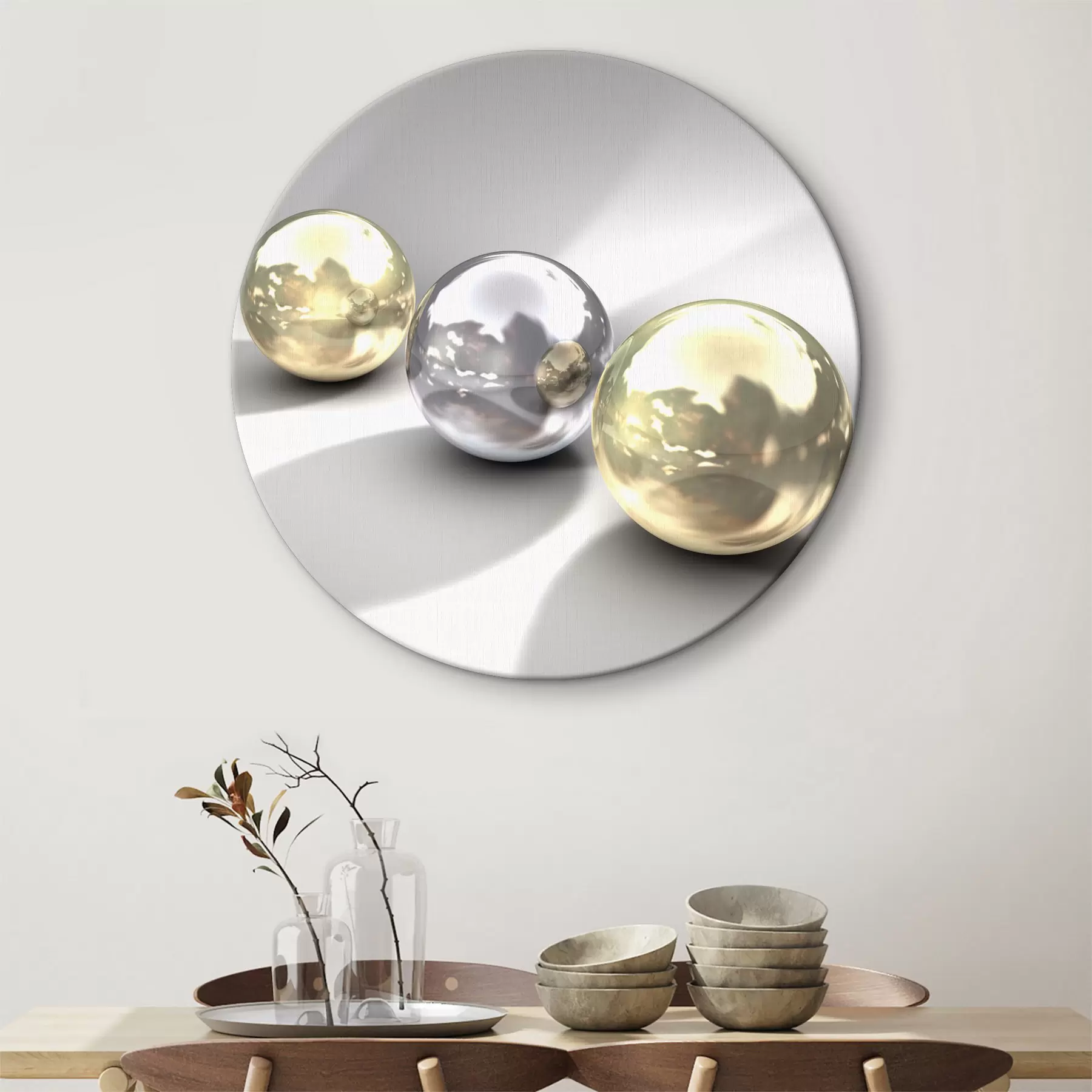 Glezna Dabisks materiāls, dzintars un sudrabs r04617