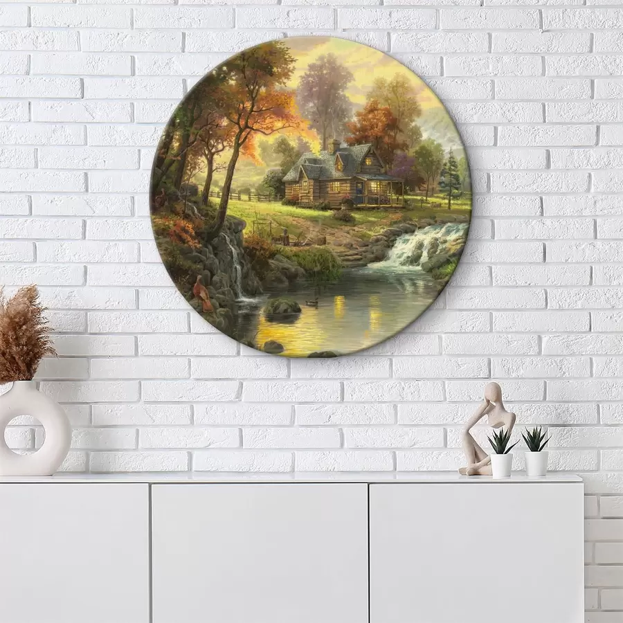 Glezna Ūdens, augi un dabiskā ainava r15161