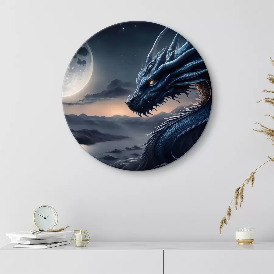 Glezna Gaisma, mēness un žoklis r32612