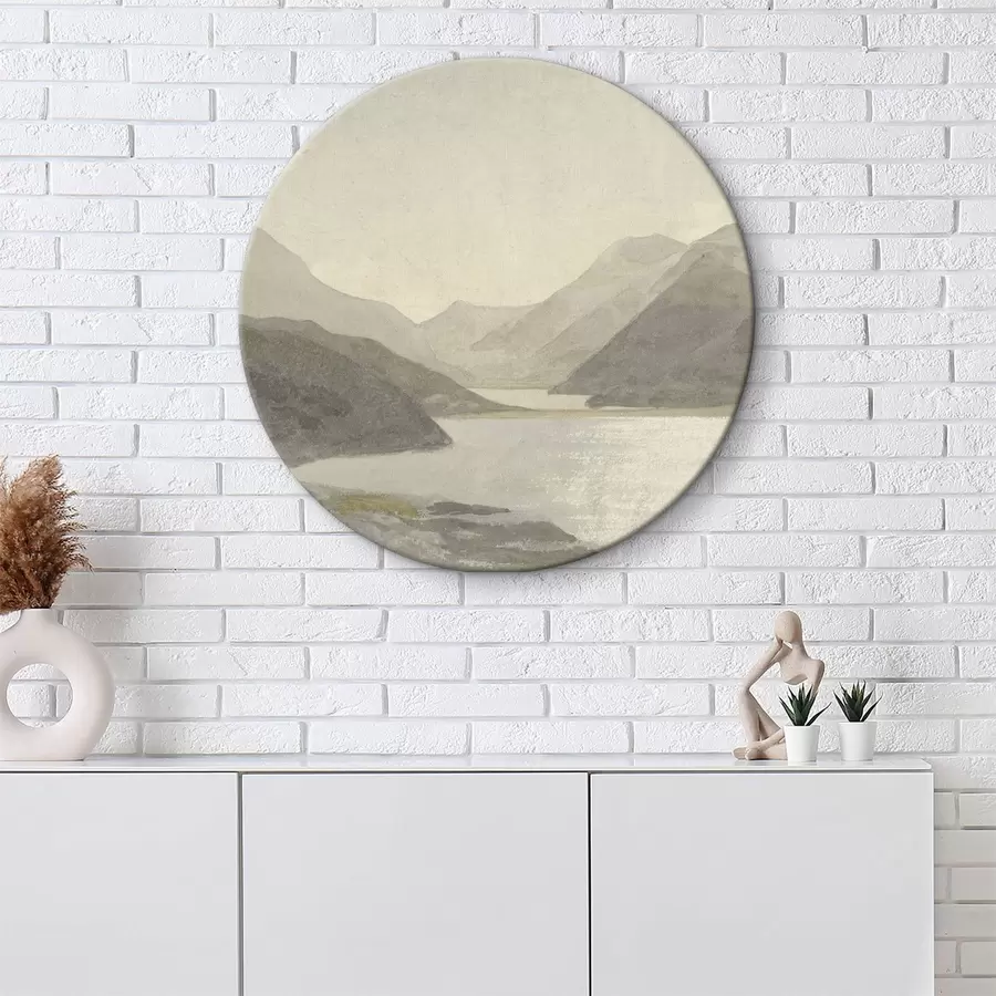 Glezna Ūdens, debesis un kalni r32629