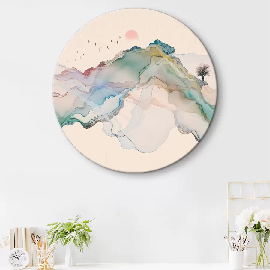 Glezna Pasaule, slīpums un krāsa r32936