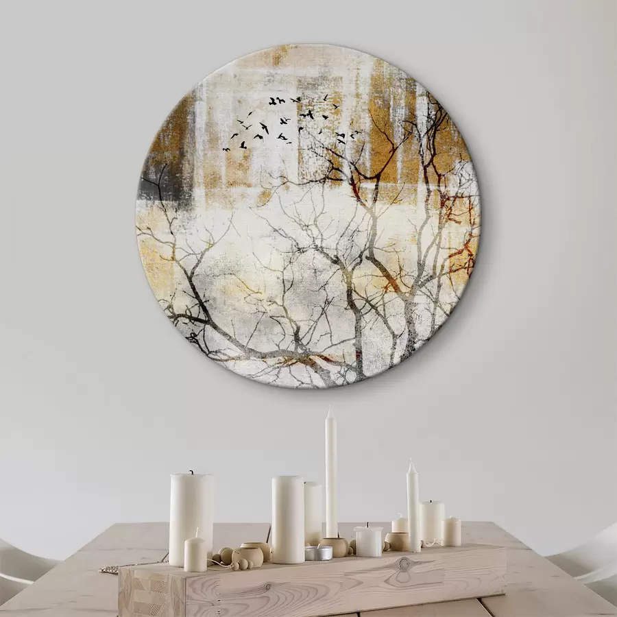 Fototapetes Brūna, krāsa un taisnstūris r33076