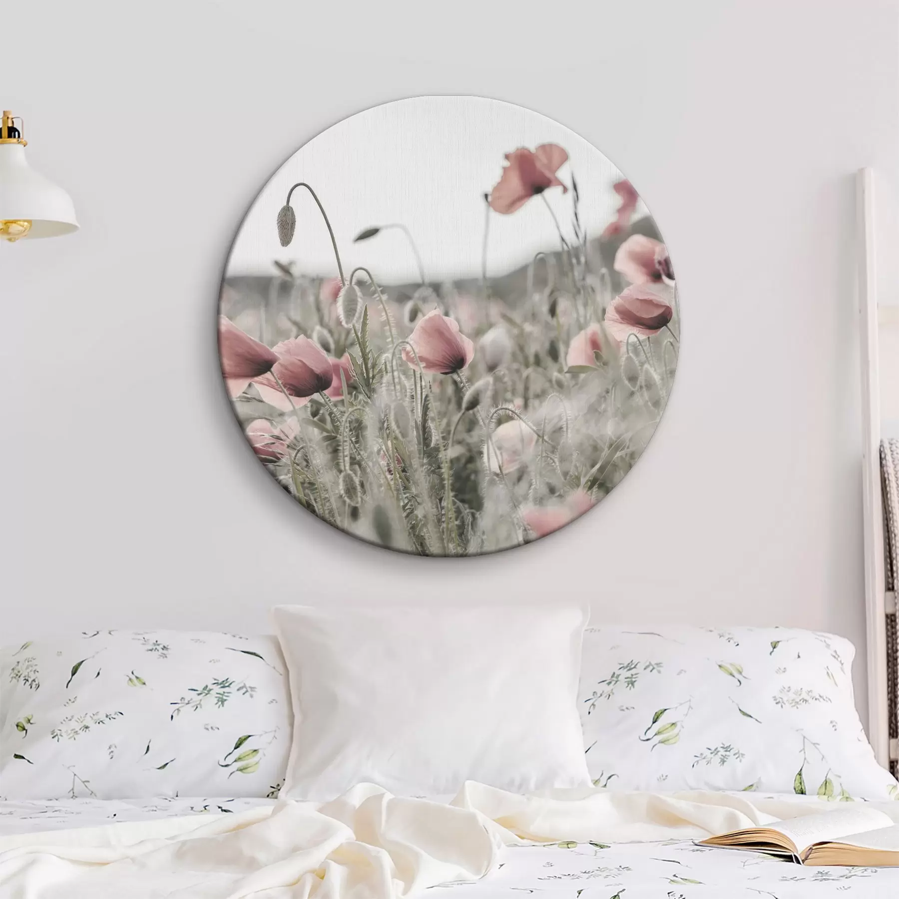 Glezna Magoņu glezniecība pieklusinātās krāsās r35592