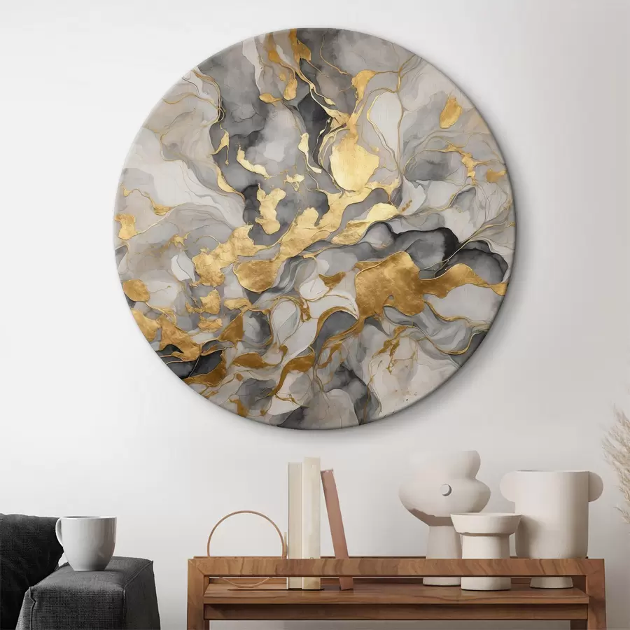 Fototapetes Abstrakcija ar ziliem akvareļiem r37331