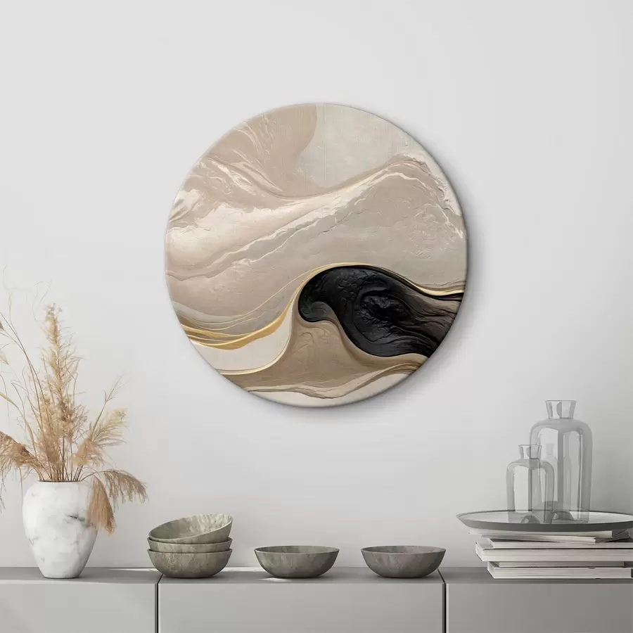 Glezna Abstrakcija ar faktūras imitāciju r39088