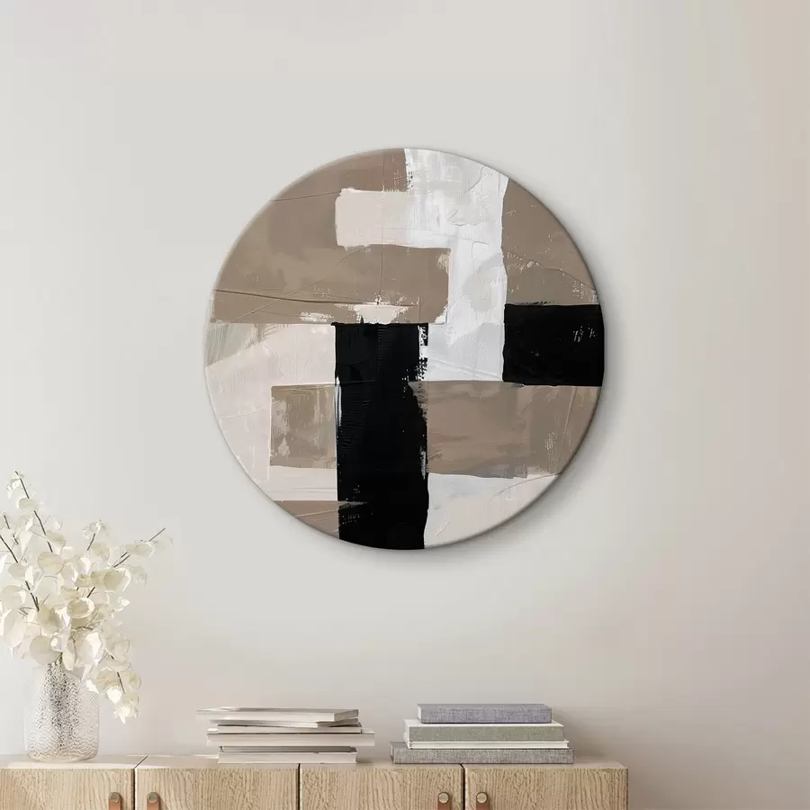 Glezna Abstrakcija ar faktūras imitāciju r39560