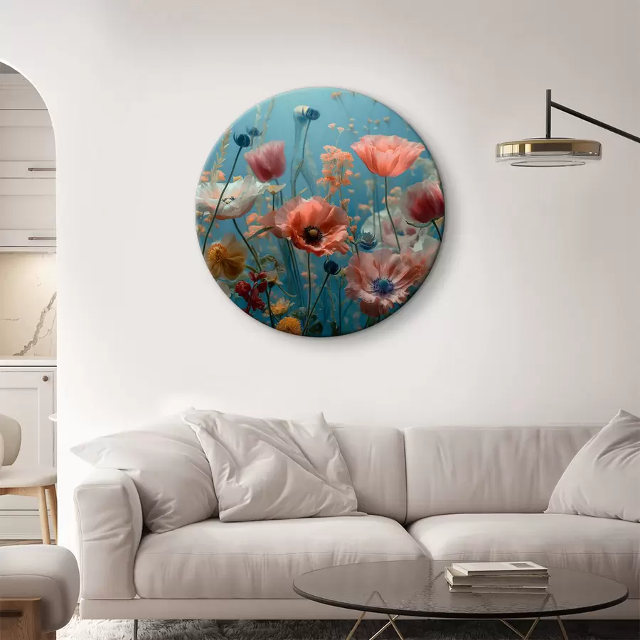 Glezna Savvaļas ziedi, tostarp magones, tulpes un daudz kas cits r39752