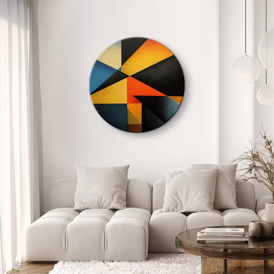 Glezna Ģeometriskā abstrakcija r40039