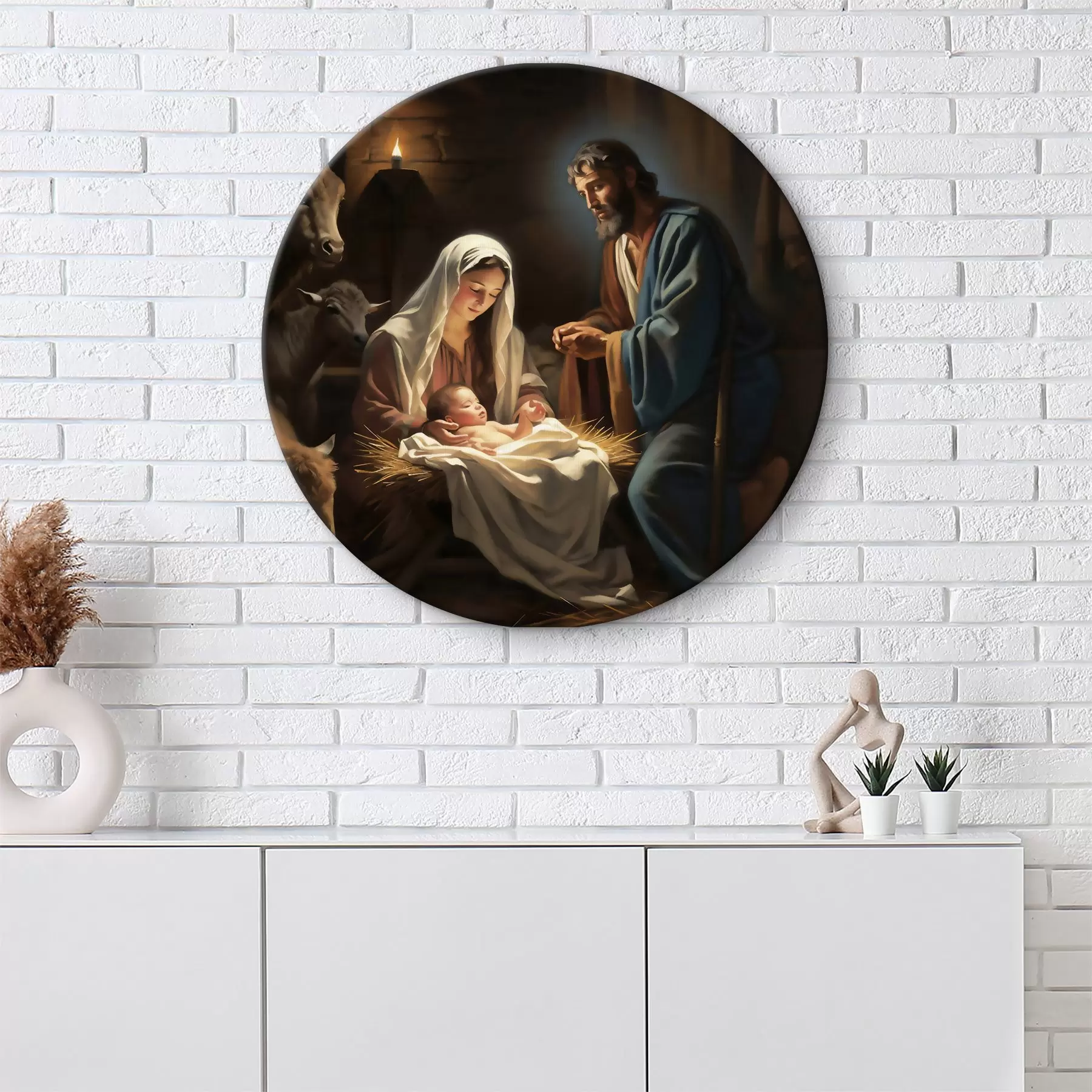 Glezna Māksla, Kristus dzimšanas aina un gleznošana r33488