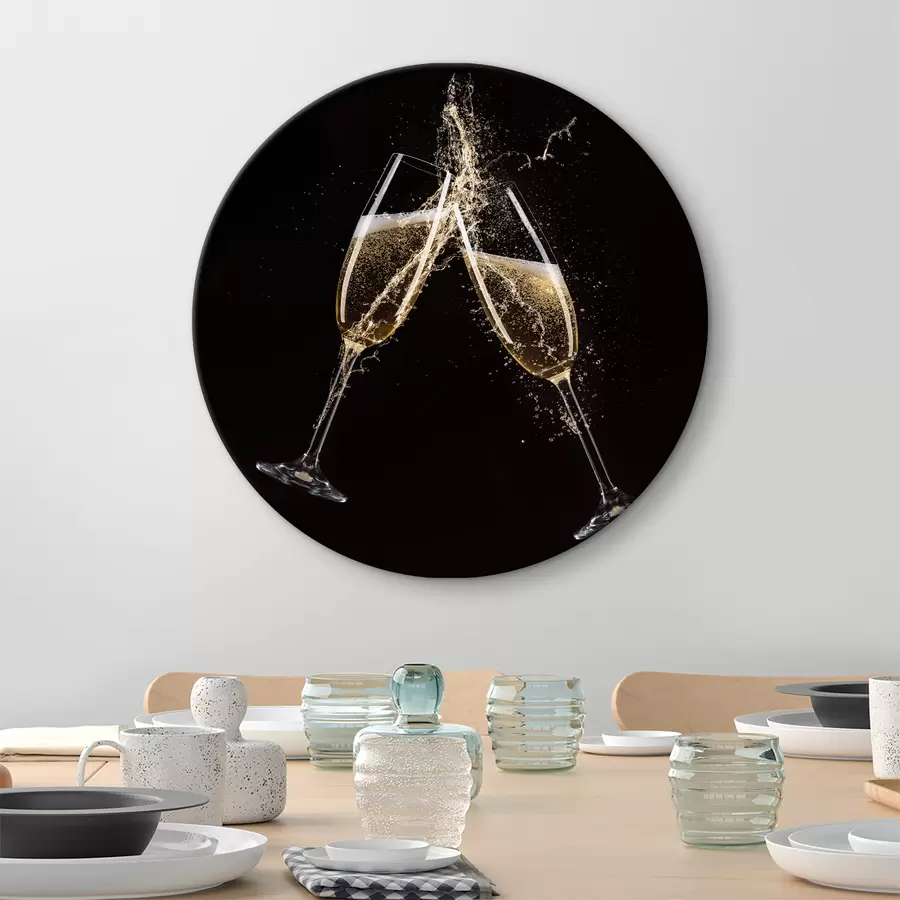 Glezna Šampanieša šļakatas r37040