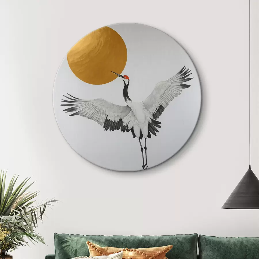 Glezna Celtnis lido pret sauli r38195