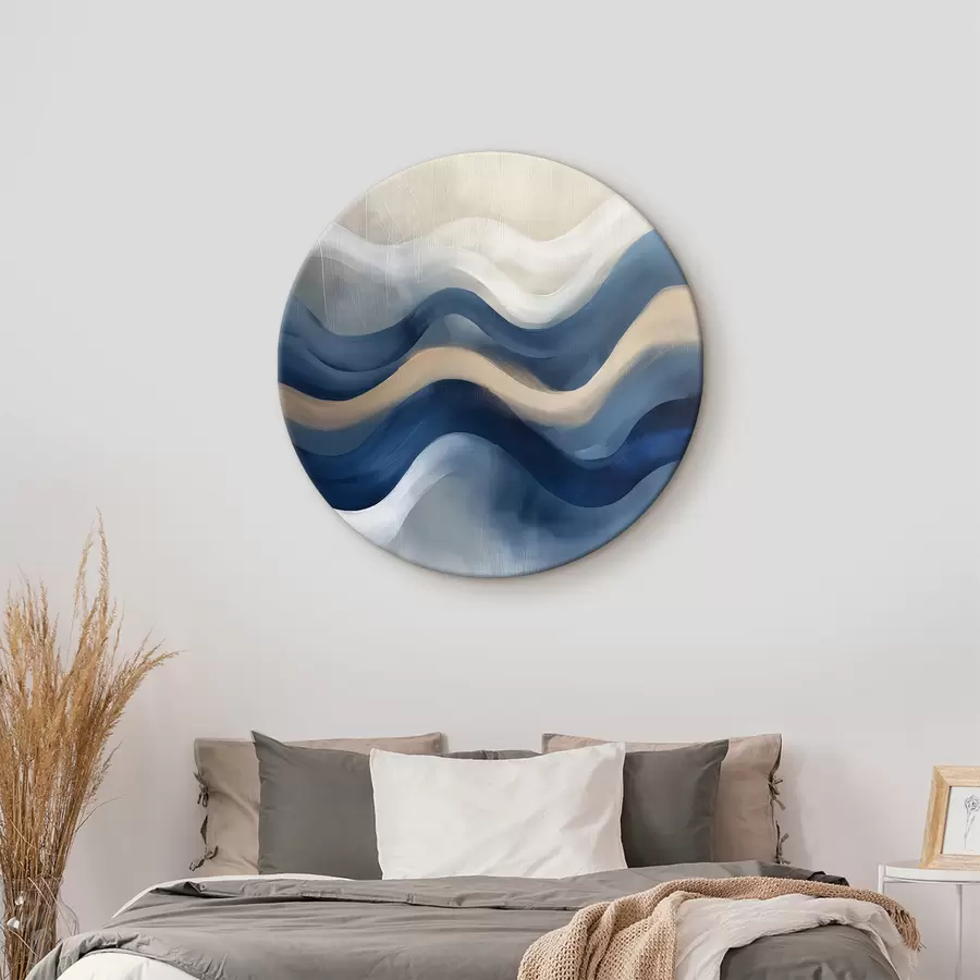 Glezna zilas - bēšas līnijas r40242