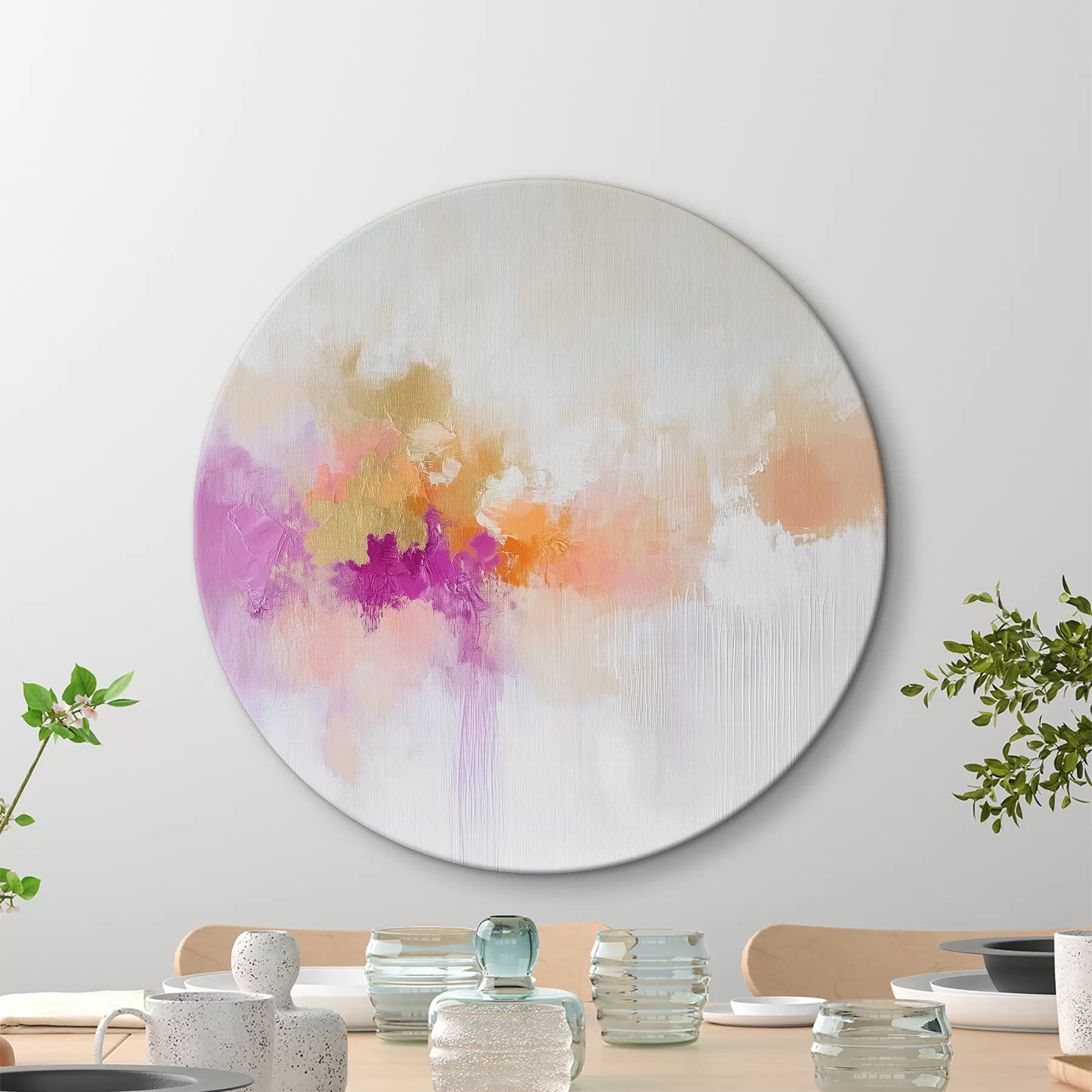 Glezna Abstrakts zīmējums ar krāsas triepieniem r40278