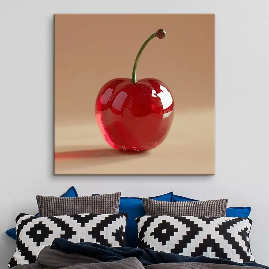 Glezna Augļi, nogatavojušies sarkanie ķirši s42069