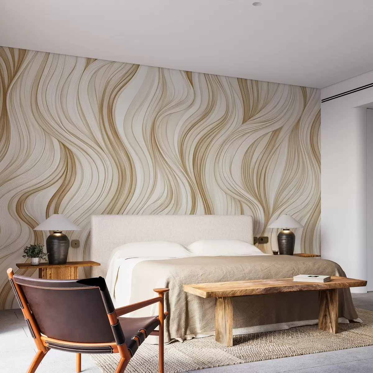 Fototapetes Gludi vertikālie viļņi w02505