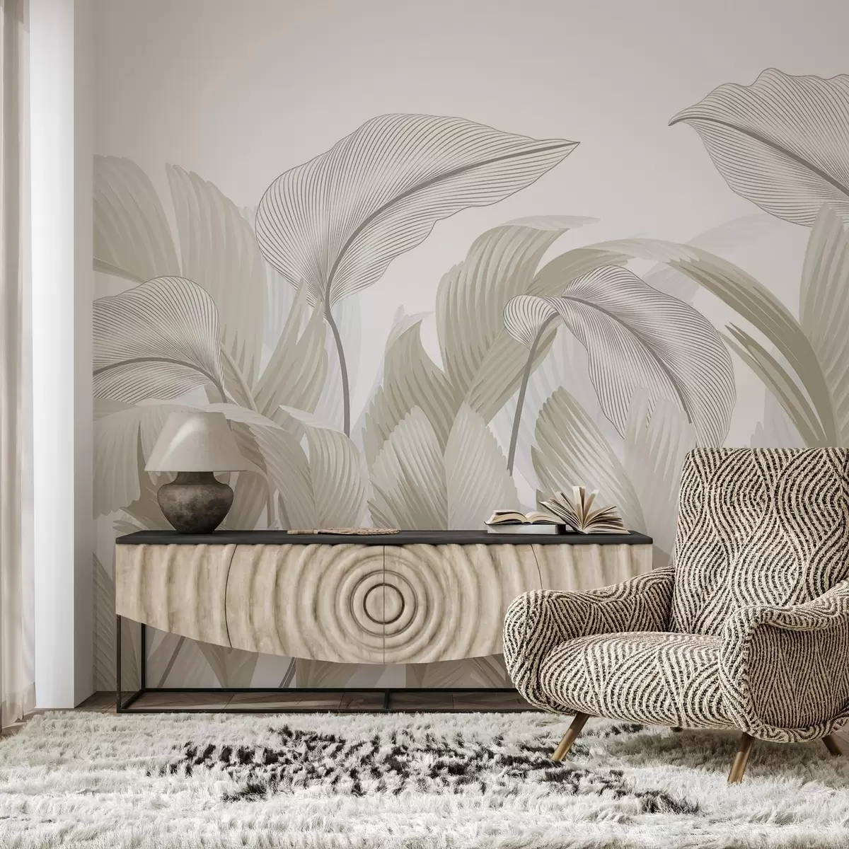 Fototapetes Sulīga lapotne w02508v4