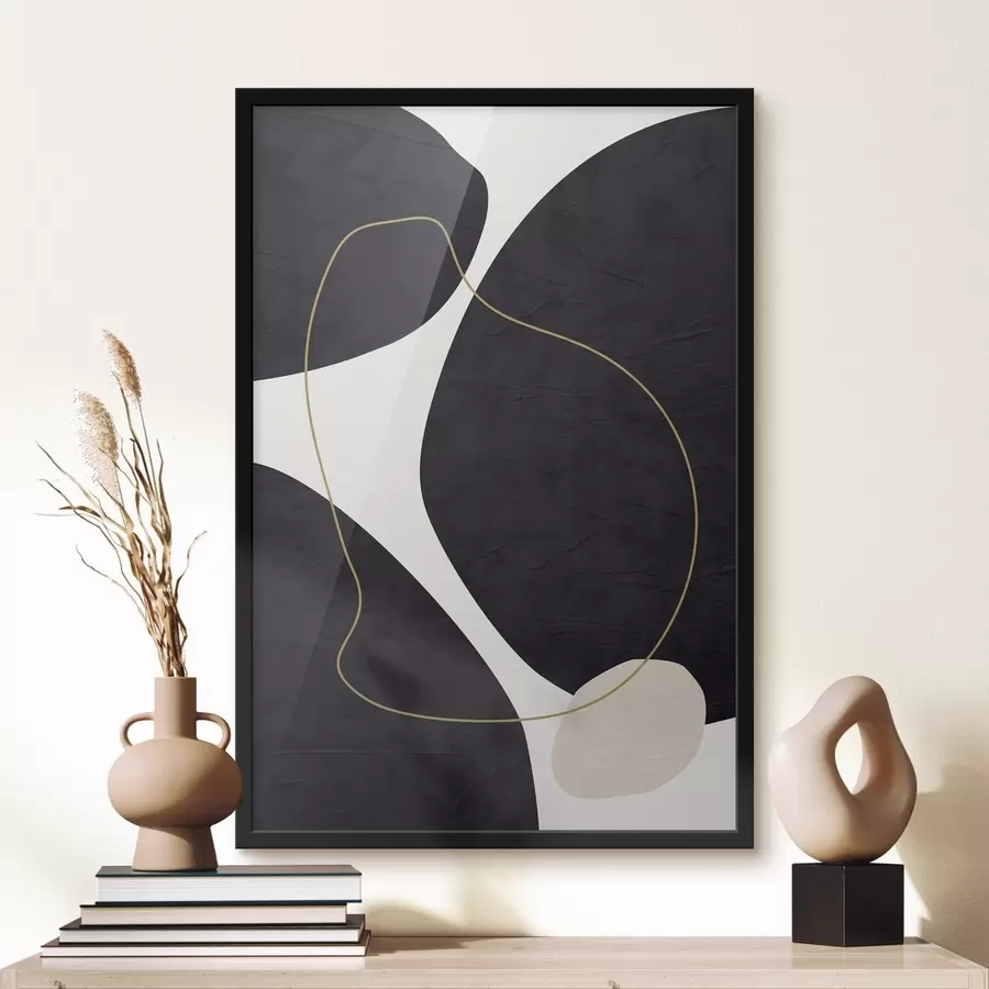 Fototapetes Eleganti vienkrāsas harmonijas virpuļi f36036