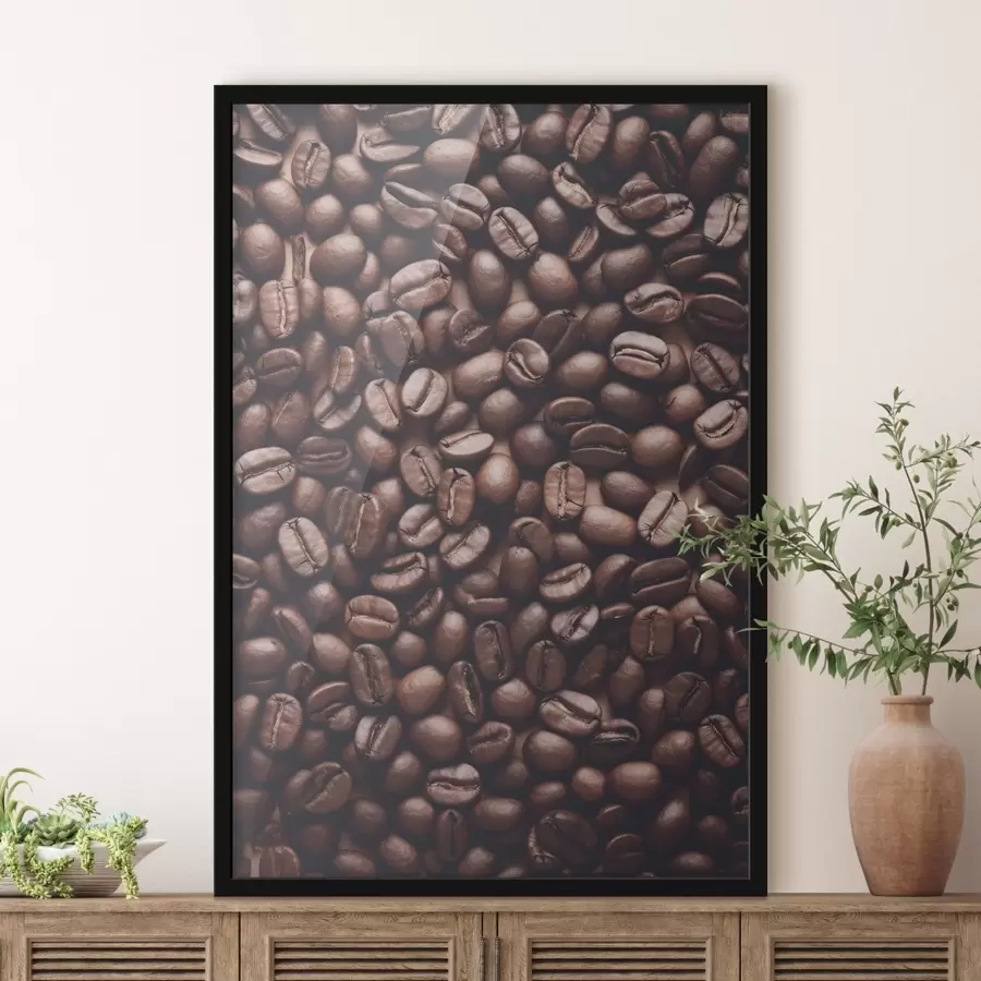 Fototapetes Kafijas pupiņu kaudze f37177