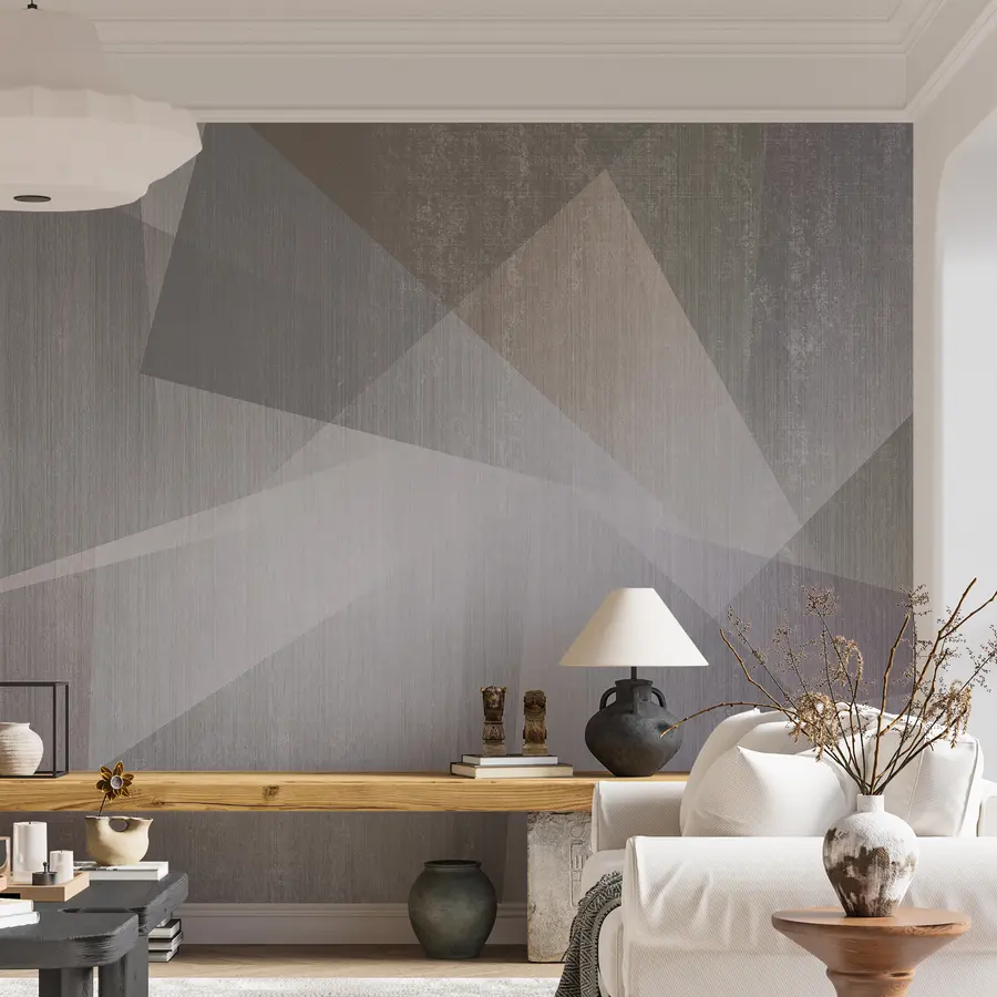 Fototapetes Taisnstūris, pelēks e māksla u45929